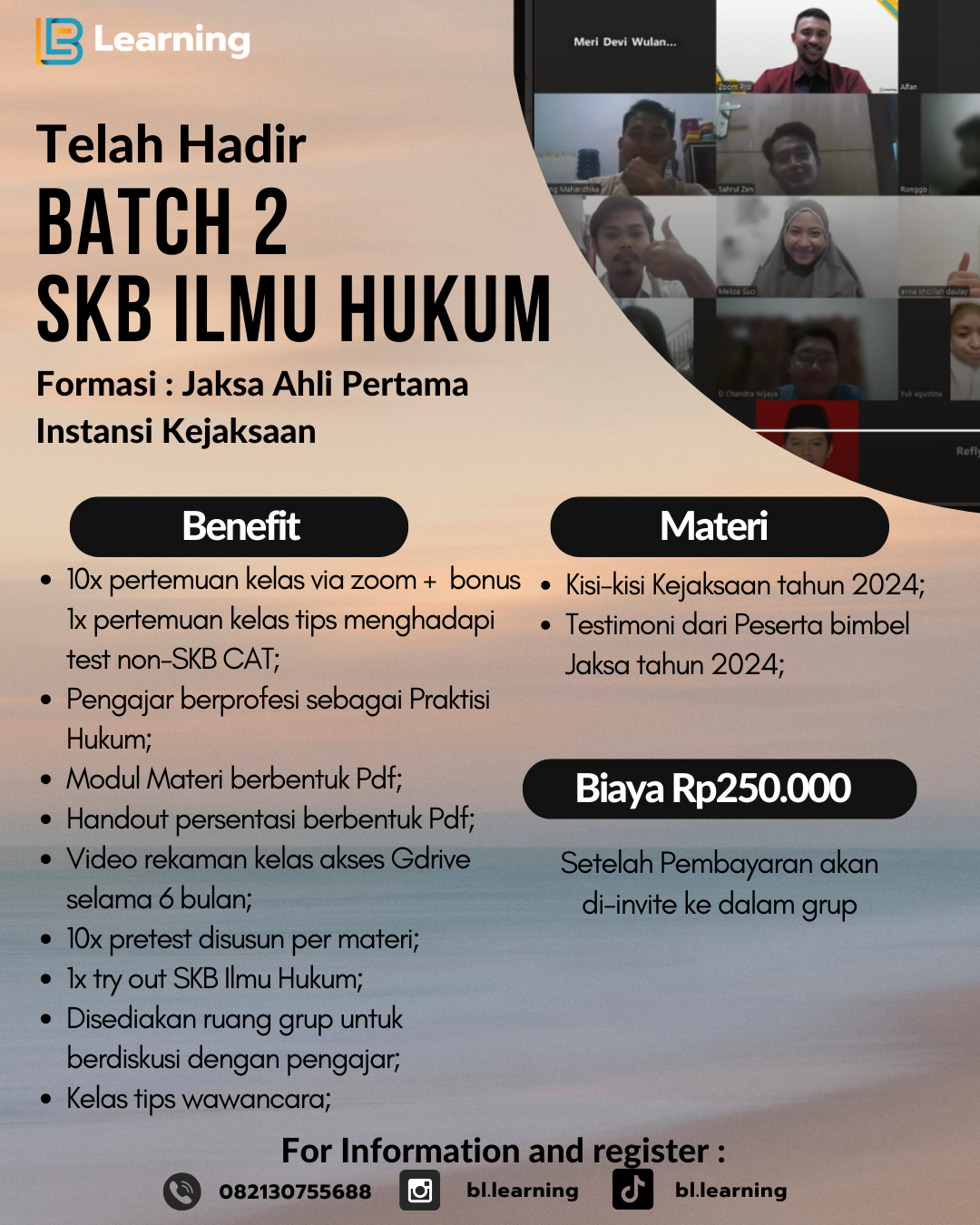 Bimbel Persiapan Tes CPNS – SKB Formasi Jaksa Ahli Pertama Instansi Kejaksaan RI Batch 2